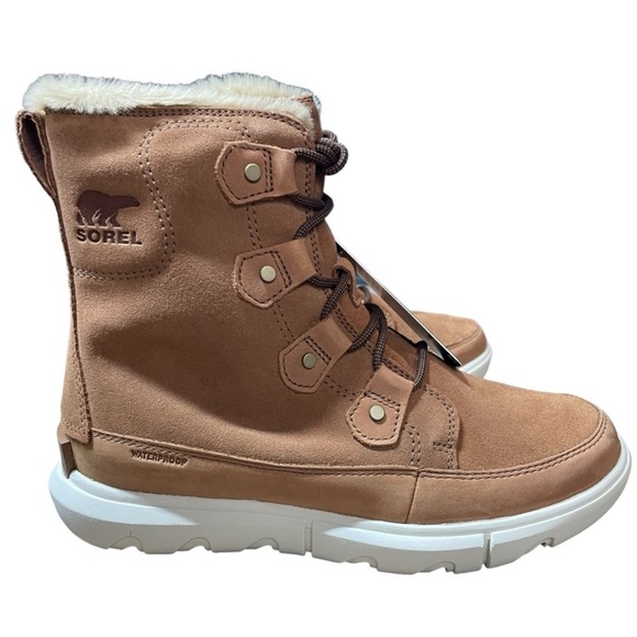 Sorel Explorer II Joan Suede Waterproof  Ankle Boot NEW Size 8.5 - Picture 1 of 8